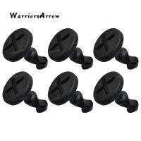 6Pcs Engine Compartment Cover Plate Screw Clips Black Plastic For Porsche Cayenne 2003-2010 95557271000 955 572 710 00 Nails  Screws Fasteners