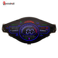 Universal รถจักรยานยนต์ Lcd Speedometer Digital Odemeter Meter Tachometer Gauge สำหรับกระบอกสูบ Meter สำหรับ Honda1[สินค้าคงคลัง]