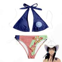 2023 Korean Miss·Allsunday Swimsuit Bikini Cosplay Costume Nico·Robin Women Sexy Summer Swimwear Halloween Party Suit