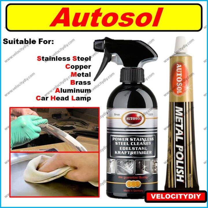 （打蜡膏/磨砂膏）Autosol Metal Polish Car Polish Engine Polish Antique Polish
