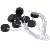 8Pcs Black Wire Lead 2x3V CR2032 Coin Cell Button Battery Holder Case