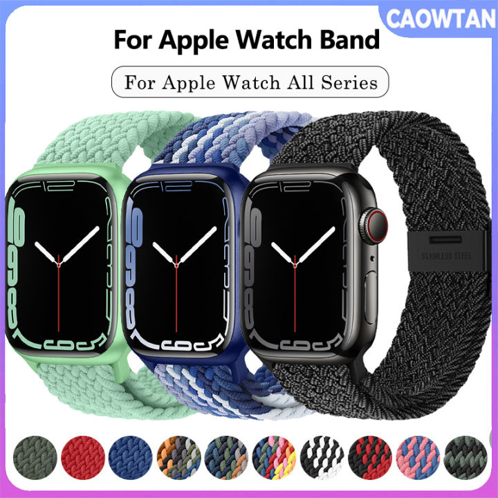สายนาฬิกา-apple-สายรัดพิเศษ49มม-41มม-44มม-45มม-สร้อยข้อมือไนลอนถักทอ-i-watch-series-8-7-6-se-5-4