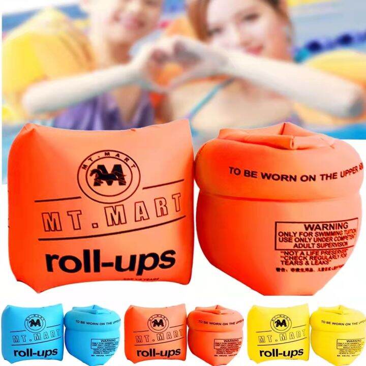kes Inflatable Arm Bands Floatation Sleeves Water Wings Swimming Arm