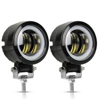 Motorcycle Light 3 Inch 7D 20W Round With Aperture Auto Dirt Bike LED Work Light Led Maintenance Spotlight