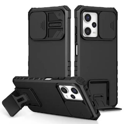 เคสกันกระแทก Case Xiaomi Redmi Note 12 Pro 5G เคส โทรศัพท์ เสี่ยวมี่ case xiaomi redmi  กันรอยกล้อง มีขาตั้ง เคสตั้งได้
