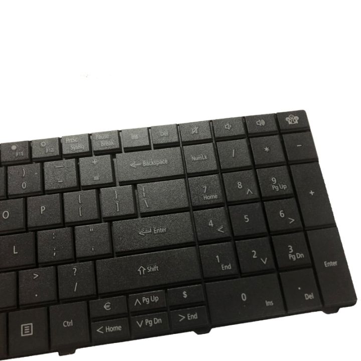 แป้นพิมพ์แล็ปท็อปสหรัฐอเมริกาสำหรับแพคการ์ดเบลอีซี่โน๊ต-te69kb-le69kb-q5wph-q5wt6-le11แป้นพิมพ์ภาษาอังกฤษสีดำ
