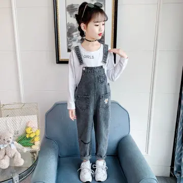 Girls shop jean romper