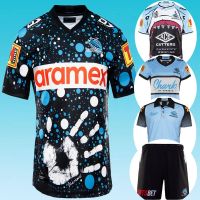 2020/2021 CRONULLA SHARKS HOME / AWAY /  INDIGNEOUS MENS RUGBY JERSEY Size: S-5XL （Print Custom Name Number）Top Quality