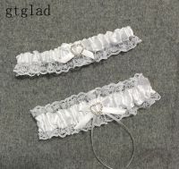 Garter Leg Bridal Ring Thigh Women/Female/Bride for Garters Sexy Floral Embroidery White Beading Rhinestone Garter Wedding