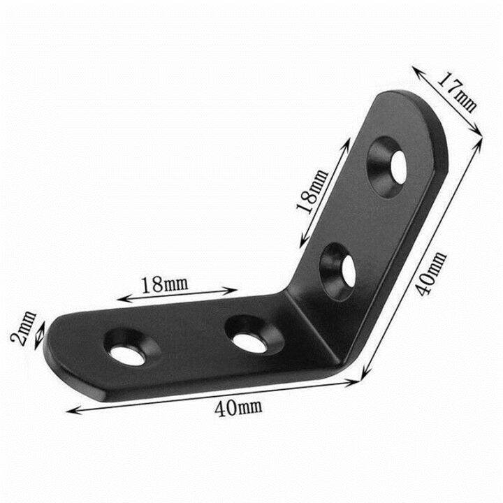 10pcs-black-l-shaped-brackets-stainless-steel-right-angle-bracket-support-iron-wardrobes-cabinet-joint-furniture-hardware