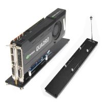 Graphics card holder Vertical 90° placement bracketDIY GPU card base aluminum support x16 PCI-E Riser cable adapter card Graphics Cards