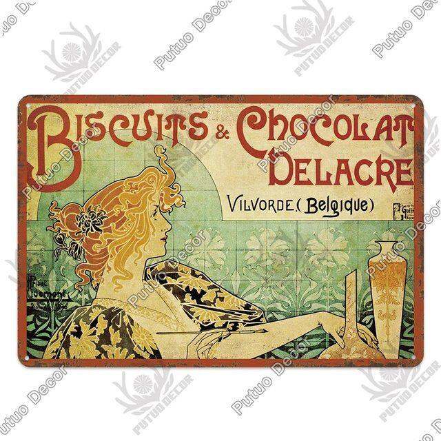 yf-putuo-chocolate-metal-sign-tin-plaque-signs-iron-painting-for-area-restaurant-wall