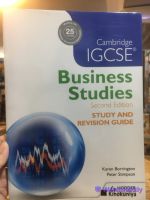[EN] Cambridge IGCSE Business Studies Study and Revision Guide 2nd edition Study Guide Edition by Karen Borrington (Author), Peter Stimpson (Author) หนังสือภาษาอังกฤษ
