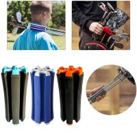 Golf Club Retainer Clips ไม้กอล์ฟแบบพกพา Fixed Support Standing Golf Club Organizer Storage Racks Outdoor Sports Accessories