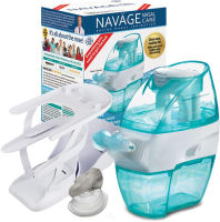 Navage Nasal Irrigation Essentials Bundle: Navage Nose Cleaner, 20 SaltPods, Triple-Tier Countertop Caddy, Plus 10 Bonus SaltPods. Clean Nose, Healthy Life!