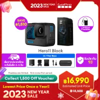 GoPro HERO11 Black 5.3K60+4K120 video, Waterproof 33ft and 360°27MP photos, New GP2 processor, Hypersmooth 5.0 Stabilization, 5.3K TimeWarp, 1720mAh Action Camera Vlog On Youtube Outdoor Cctv Camera, 1 Year warranty, ship from Thailand, arrive in 3-5 days
