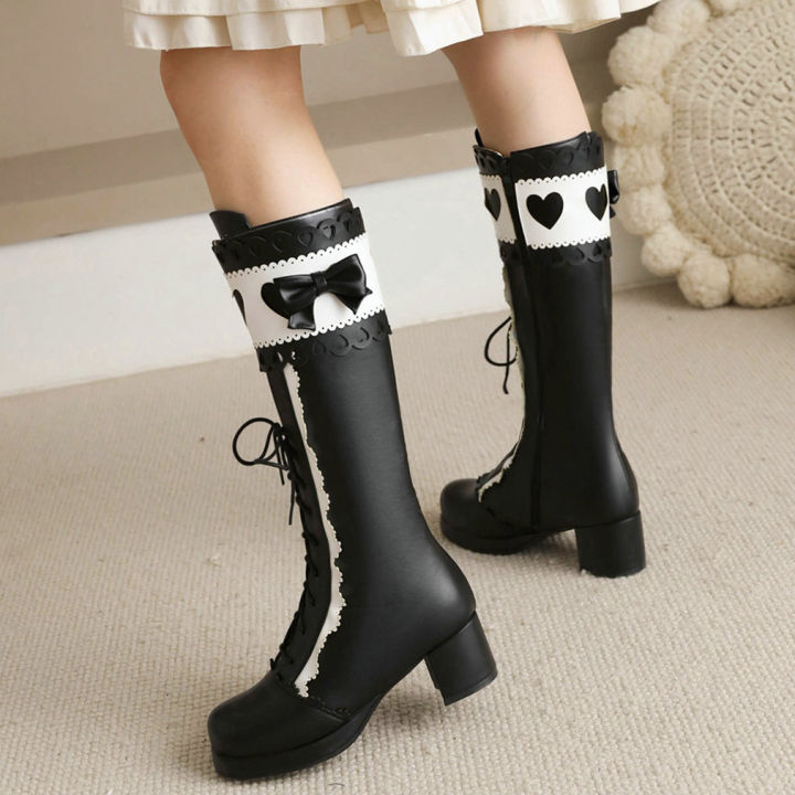 agodor-warm-lolita-knee-high-boots-white-platform-chunky-heel-cosplay-boots-women-winter-long-boots-lace-up-women-boots