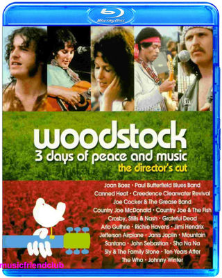 Woodstock 3 days 1969 (Blu ray BD50)