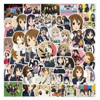 【NEW】 10/30/50PCS Anime K-ON Cute Yui Mio Sticker For Luggage Laptop iPad Skateboard Notebook Guitar PVC Sticker Wholesale