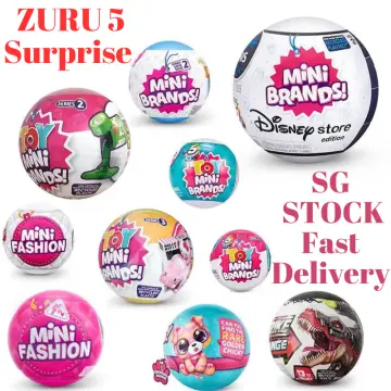 Real 5 Surprise Toy Mini Brands Capsule By Zuru Ball Blue Blind Box  Collectible Toy Anime Figure Toy Birthday Surprise Kids Gift