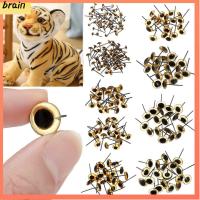 BRAIN 20/50Pcs ของเล่นเด็ก DIY 3/4/5/6/7/8/9/10/11/12mm ของเล่นตุ๊กตา อุปกรณ์ตุ๊กตา หมีเข็ม felting ตากระจกโปร่งใส สัตว์หุ่นทำ