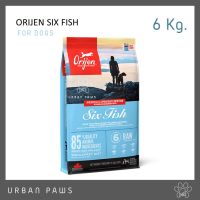 อาหารสุนัข Orijen Six Fish สูตรปลา 6 ชนิด เกรดซุปเปอร์พรีเมียม จากแคนาดา ขนาด 6 kg.