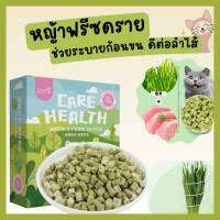 หญ้าฟรีซดราย Care Health ขนมแมว ฟรีซดรายแมว​ หญ้าแมว หญ้าและไก่ ขนาด 25 กรัม ขนมแมวระบายก้อนขน ?ของแถมทุกออเดอร์?