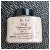 Ben Nye Translucent Powder #Fair 42g. แป้งฝุ่น เบนนาย โปร่งแสงเนื้อแมท บางเบา คุมมัน ไม่เยิ้ม ไม่ทิ้งคราบ ไม่อุดตันรูขุมขน ใช้ได้ทุกสีผิว