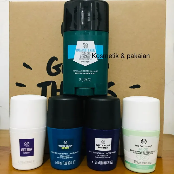The body shop deodorant anti perspirant Original 100% | Lazada Indonesia