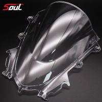 รถจักรยานยนต์ Visor Viser กระจกบังลม Fit สำหรับ YAMAHA YZF R125 R15 V3.0 2017 2018 2019 Double Bubble