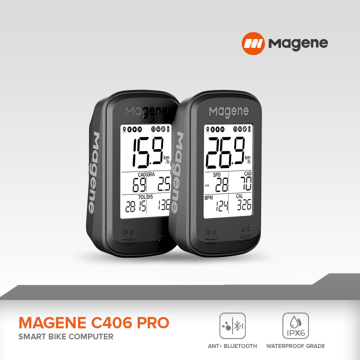 MAGENE C406 PRO BIKE COMPUTER BLACK | Lazada PH