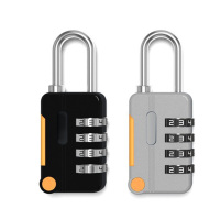 กุญแจกันน้ำขนาดเล็กกุญแจคล้องแบบรหัสสำหรับโรงยิมโรงเรียนล็อกเกอร์ประตูหลั่ง4รหัสตัวเลข