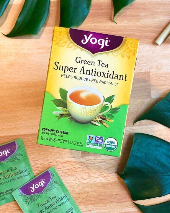 Yogi Tea Green Tea Super Antioxidant 16 Tea Bags 32g Lazada