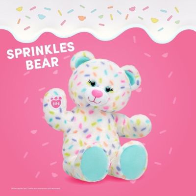 ตุ๊กตาบิ้วอะแบร์ Sprinkles Bear ลายConfetti สุดน่ารัก 🧁 ⭐️Build-A-Bear Workshop⭐️✈️🇺🇸สินค้านำเข้าจากอเมริกาแท้