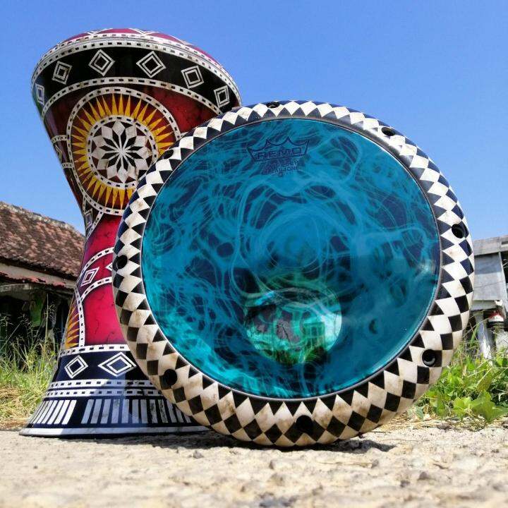 Gratis Ongkir Darbuka Alexandria Mika Remo 9 Inch (Tas + Kunci L