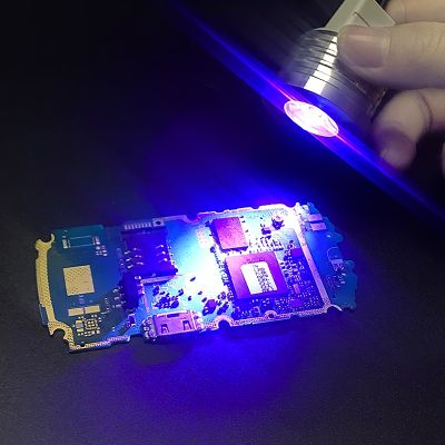 USB UV Curing Light 395nm 405nm 365nm Mini Ultraviolet LED For Nail Manicure PCB Green Oil Phone Repair UV Glue Circuit Board Rechargeable Flashlights