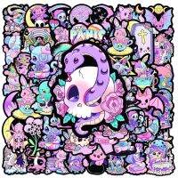 【CW】◊❀  10/50pcs Cartoon Gothic Horror Stickers Pack Graffiti Decal for Kid Scrapbooking Luggage Laptop Skateboard