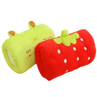 【CW】1pcs Cartoon Animal/Fruit Hand Warmer Soft Kids Plush Pillow Home Comfort Bear/Panda/Strawberry Nap Cushion Kid/Party Game Gifts