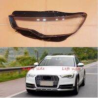 ฝาครอบไฟหน้ารถยนต์สำหรับ Audi A6 C7 2013 2014 2015ฝาครอบไฟหน้าเลนส์ไฟหน้ากระจกฝาครอบอัตโนมัติ