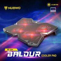 Fan notebook / Cooling Pad / ยี่ห้อ NUBWO รุ่น NF-234 ได้พัดลม4ใบในตัวเดียว