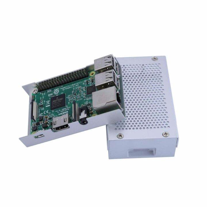 2023-hot-fuchijin77-เคส-raspberry-pi-แหล่งจ่ายไฟฮีทซิงค์พัดลมสำหรับเคส-raspberry-pi-พร้อมพัดลมอะลูมิเนียมฮีทซิงค์สำหรับราสเบอร์รี่-pi-3รุ่น-b