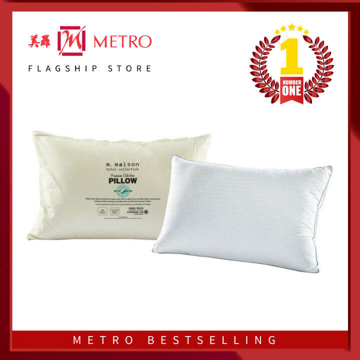 [Metro Exclusive] M.Maison Hotel Collection Pillow (1800/2200gsm) Lazada Singapore