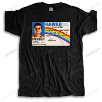 ผู้ชายฤดูร้อนลูกเรือคอเสื้อยืดแฟชั่นผ้าฝ้ายเสื้อยืด Mclovin บัตรประชาชน Superbad Geek บุรุษผ้าฝ้าย Hawall ยี่ห้อ Tee-เสื้อ H Omme ท็อปส์ที่มีคุณภาพสูงเสื้อยืด