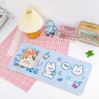 （A LOVABLE） Ins Kawaii LargePad CuteRabbit Table MatMousepad Students Desktop MatDesk Table MatOrganizer