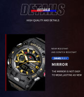 SMAEL Brand Mens Wrist Watch Military Digital Sport Watches Shock Resistant 50M Waterproof Quartz Clock Male Relogio Masculino