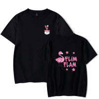 2021 Flim Flam Flamingo Merch Strawberry Milk Box T-shirt 100 Cotton O-neck Short Sleeve Casual Tee Harajuku short sleeves Tops