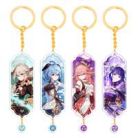 Anime Game Genshin Xiao Kazuha Tartaglia Yae Pendant Keyring Backpacks Keychain Accessories