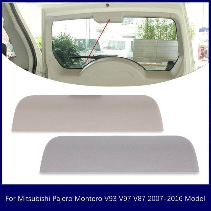 ฝาครอบไฟเบรกสำหรับ-mitsubishi-pajero-หมวกตกแต่งหน้าต่างประตูด้านหลัง-v77-v73สำหรับ-montero-v93-v97-grey