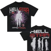 Hellstar Y2K T เสื้อ Streetwear Hip Hop พิมพ์การ์ตูนขนาดใหญ่ TShirt ผู้ชายผู้หญิงใหม่ Harajuku Gothic เสื้อแขนสั้น