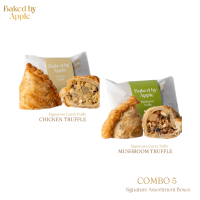 Combo 5 กะหรี่ปั๊บไก่ทรัฟเฟิล+เห็ดทรัฟเฟิล l Baked by Apple